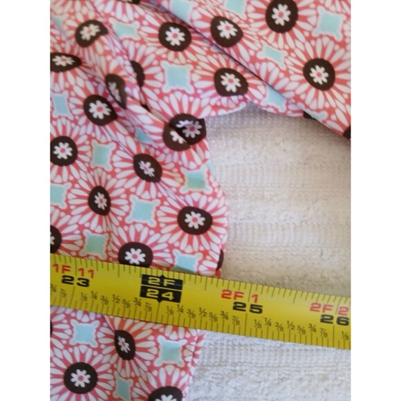 Lands End Womens 2X Crew Neck Short Sleeve T-Shirt Top Multicolor Floral Casual‎ - Picture 10 of 13